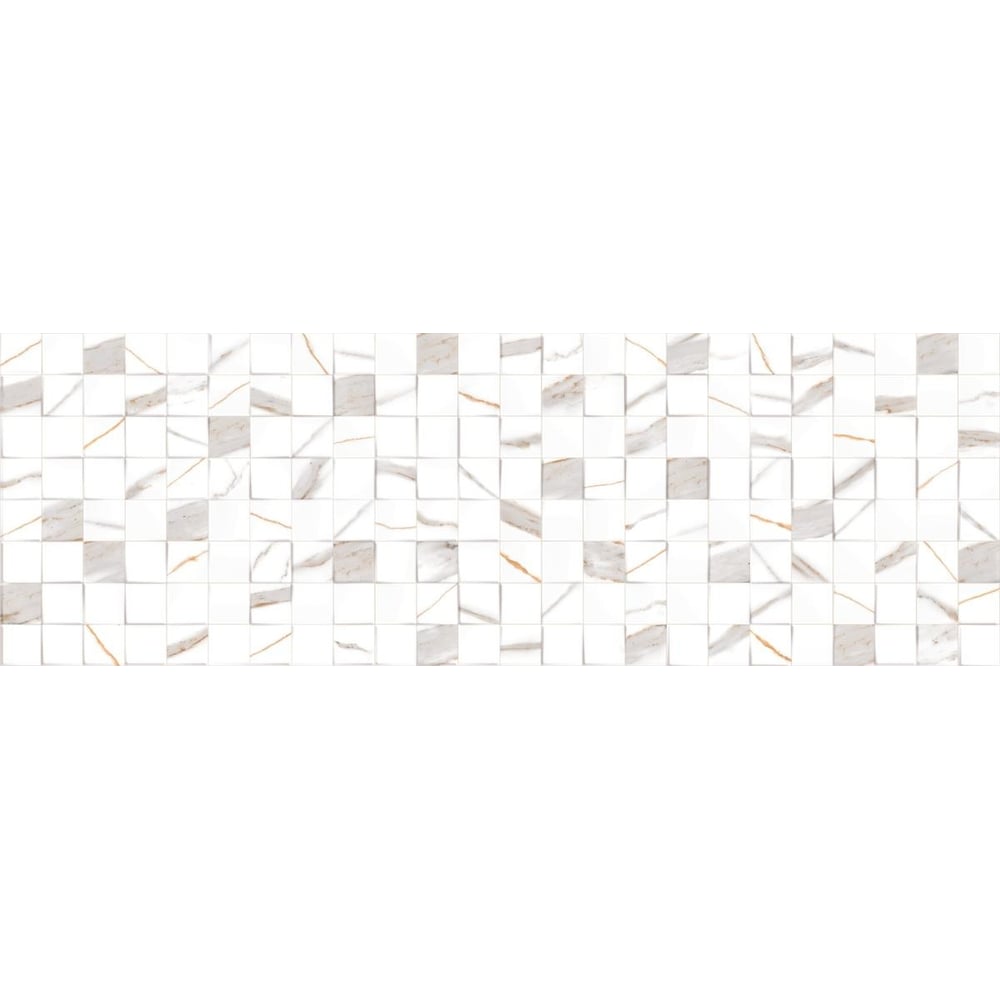 Изображение товара Настенный керамический декор Signorina Gold 30x90 см для ванной и кухни