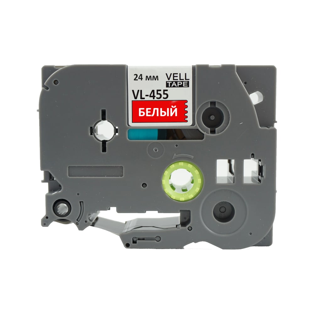 Изображение товара Лента Vell VL-455 для принтеров Brother, 24 мм, белый на красном