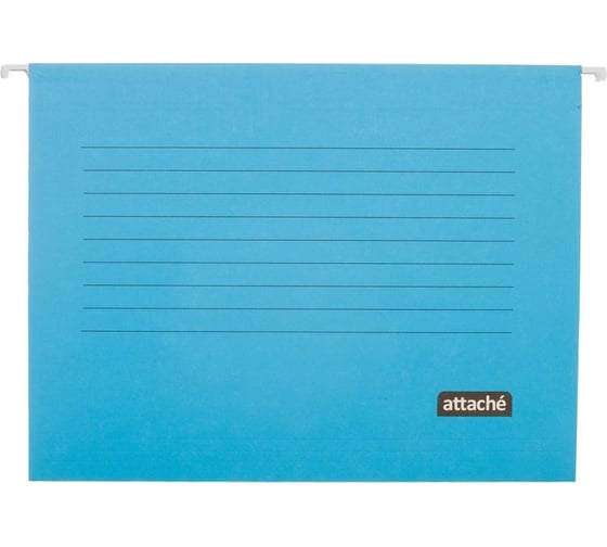 Изображение товара Подвесная папка Attache А4, картон, синий, до 200 листов, 5 шт. 1554453