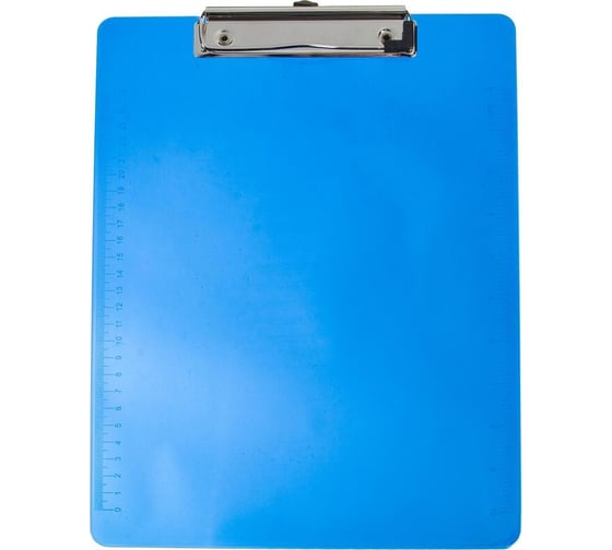 Изображение товара Папка-планшет Attache А4, жесткий пластик, 2 мм, прозрачный синий 1601590