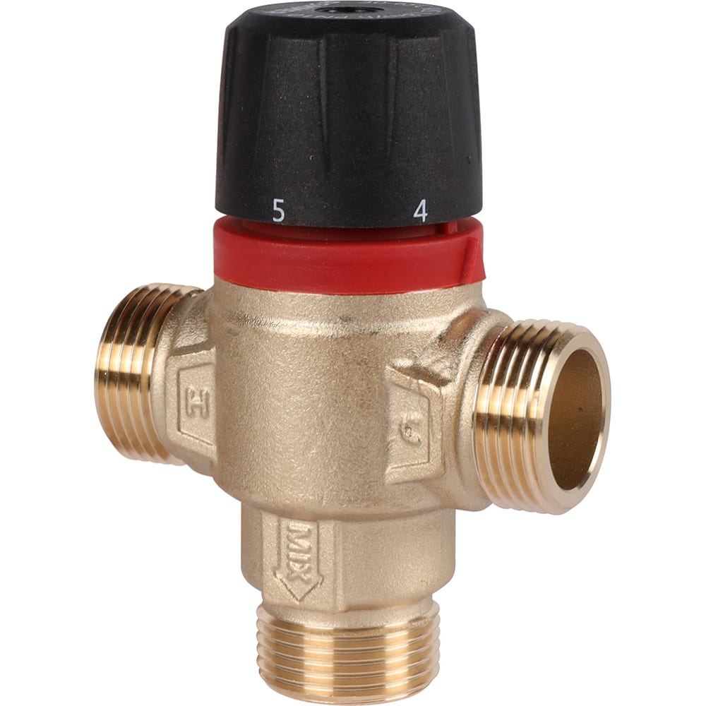 Термостатический смесительный клапан для систем отопления и гвс ROMMER термостатический смесительный клапан для систем отопления и гвс sti
