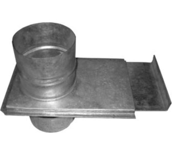 Изображение товара Шибер задвижка ООО Вентмаркет 160 мм, для круглых воздуховодов, оцинкованная сталь SHZD160