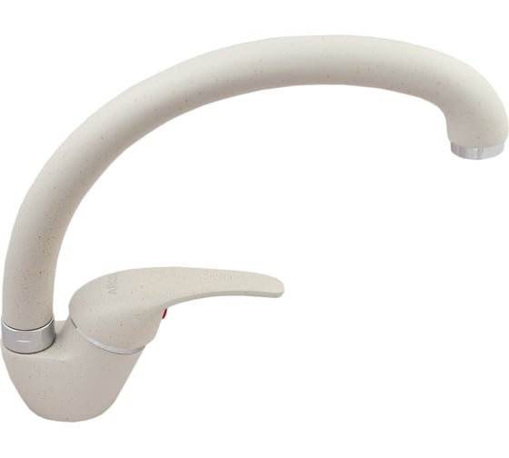 Изображение товара Смеситель для кухни ARCO DA VELLA 40 мм, ручка боковая, гранит бежевый A4011MY 10440