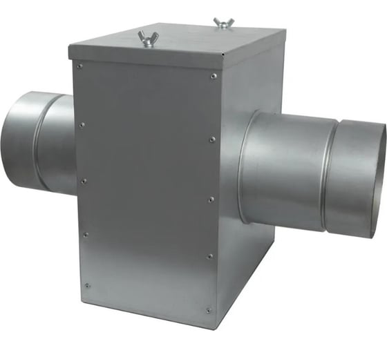 Изображение товара Фильтр воздушный короб для круглых воздуховодов из стали 160 мм, класс очистки g4, m5 ООО Вентмаркет FD160