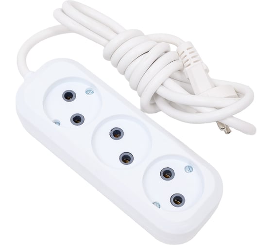 Изображение товара Сетевой удлинитель ПЕРЕСВЕТ+ Р/С-3 шнур ПВС, 2х1, 2м 4620003921513