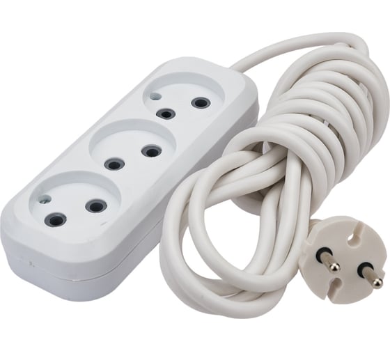 Изображение товара Сетевой удлинитель ПЕРЕСВЕТ+ Р/С-3 шнур ПВС, 2х1, 5м 4620003921537