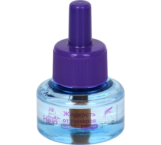 Изображение товара Инсектицидная жидкость от комаров HELP 30 ночей 80500