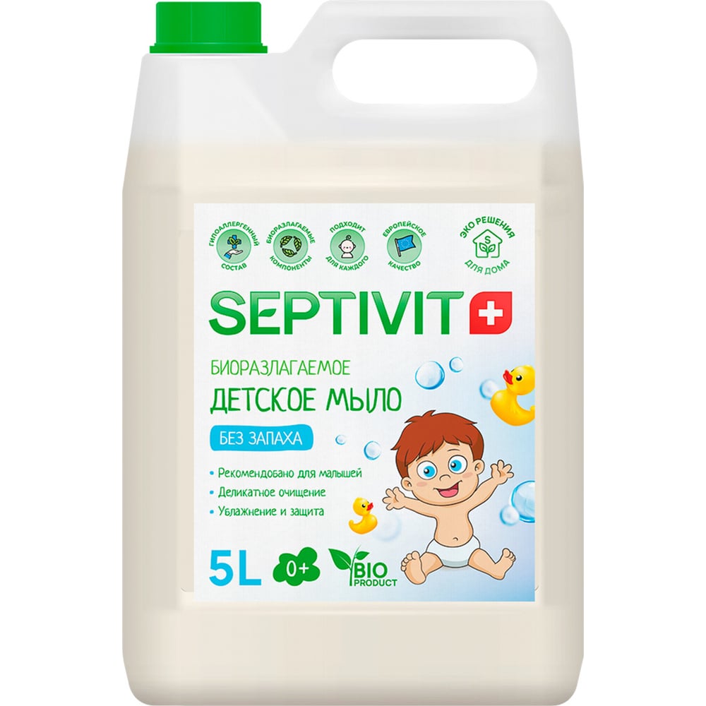 Изображение товара Детское мыло SEPTIVIT "Без запаха", 5л 160_5