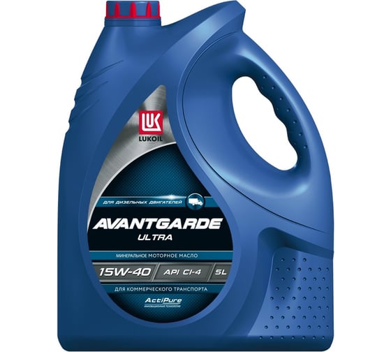 Изображение товара Моторное масло Лукойл АВАНГАРД УЛЬТРА SAE 15W-40, API CI-4/SL 1552345