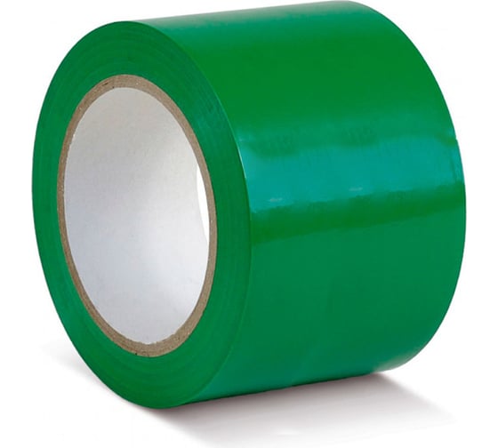 Изображение товара Лента для разметки самоклеящаяся Vell длина 33 м, ширина 75 мм, зеленая, 0,15 мм, ПВХ (Standart) 315916