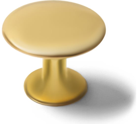 Изображение товара Ручка кнопка ТУНДРА РК002GP, цвет золото 1935088