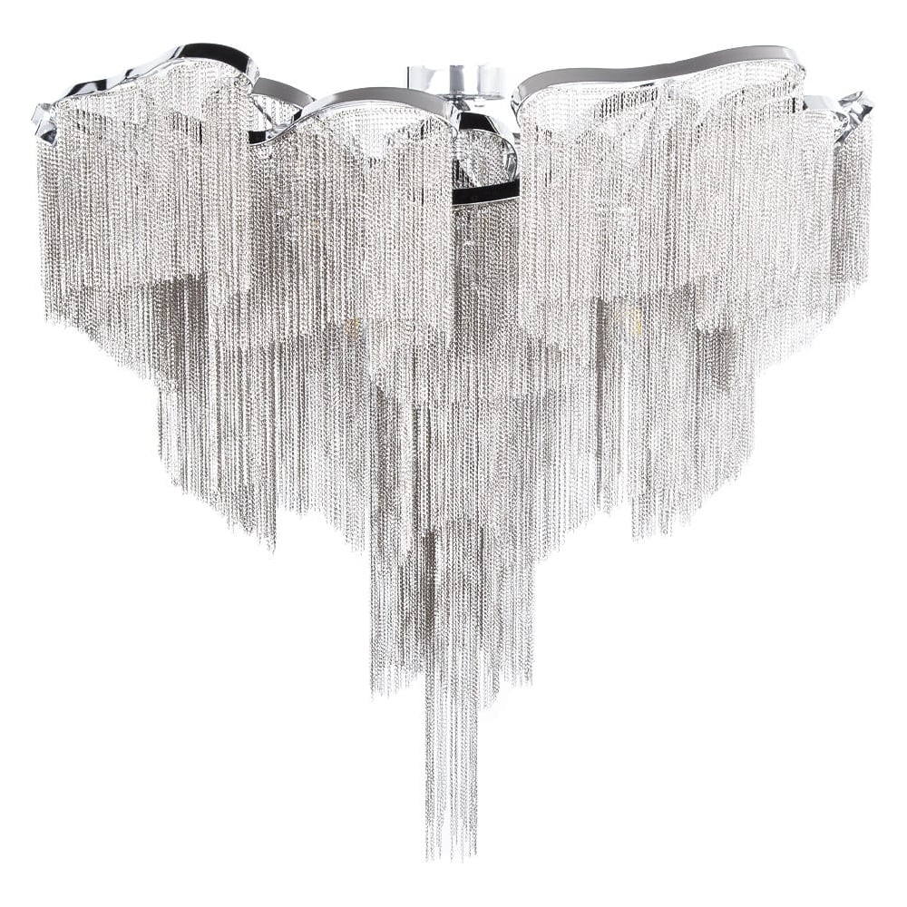 Изображение товара Потолочный светильник LOFT IT Stream 10208/1000C Smoke арт-деко серебро 10 ламп