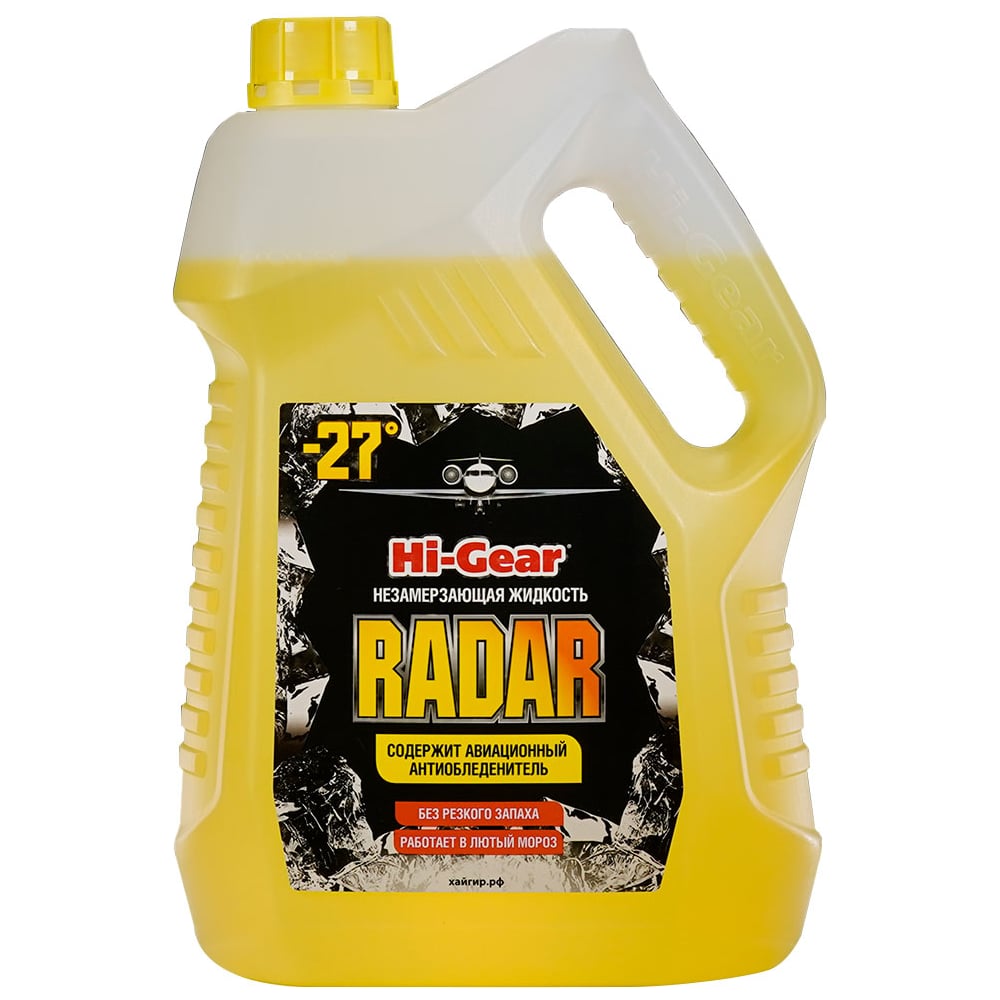 Изображение товара Незамерзающая жидкость RADAR -27 Hi-Gear HG5688 4л для зимней стеклоомывающей системы