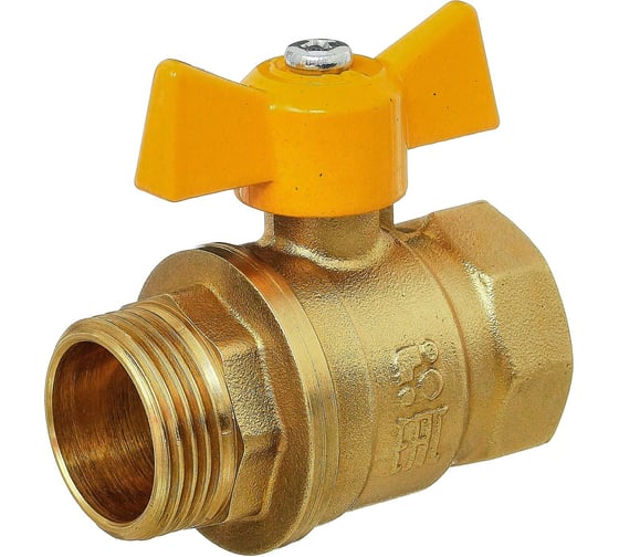 Изображение товара Шаровой кран БАЗ 11Б27п Ду20 А11/1 газ вр/нр бабочка PN40 серия Standart БАЗ.А11.1.20.НГ.40