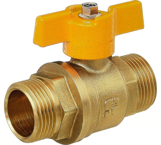 Изображение товара Шаровой кран БАЗ 11Б27п Ду15 А12/1 газ нр/нр бабочка PN40 серия Standart БАЗ.А12.1.15.НГ.40