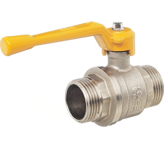 Изображение товара Шаровой кран БАЗ 11Б27п Ду25 А12 газ нр/нр рычаг никель PN40 серия Standart БАЗ.А12.0.25.НГ.40.Н