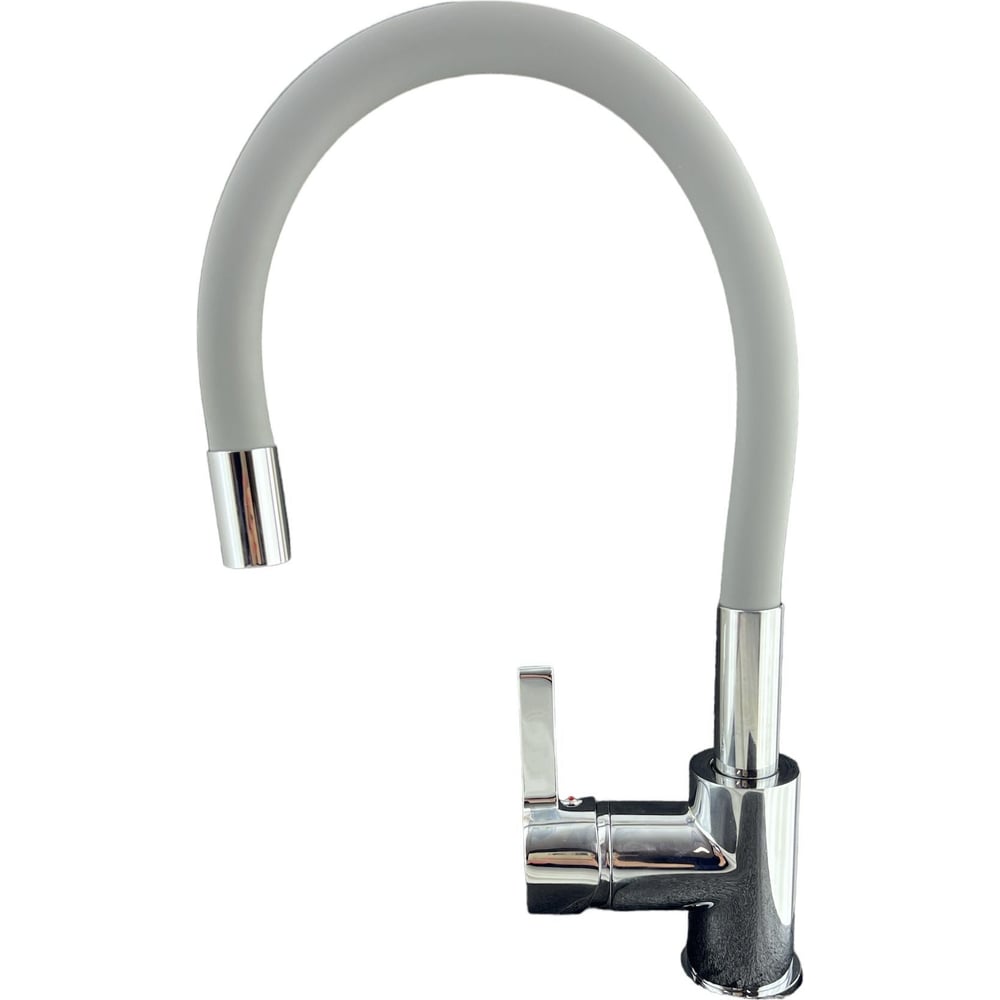Изображение товара Смеситель для кухни OUTE хром серый с гибким изливом 50 см однорычажный