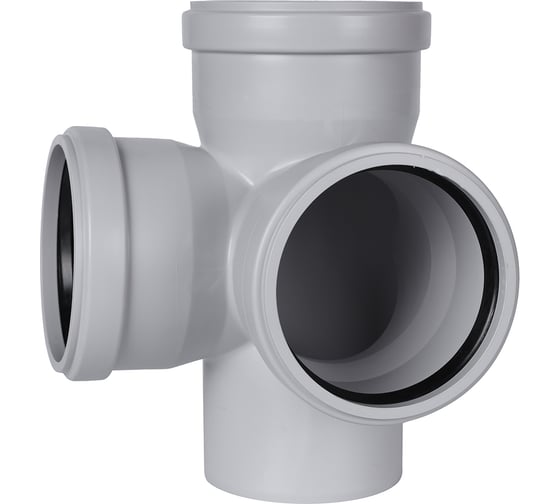 Изображение товара Крестовина STOUT двухплоскостная канализационная бесшумная d 110x110x110/87,5 RG00921GB88KGS