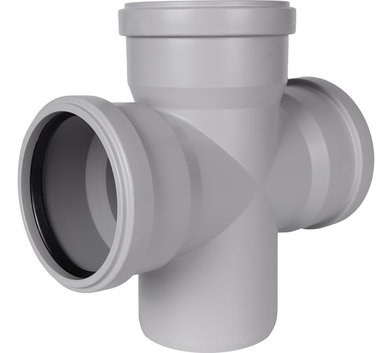 Изображение товара Крестовина STOUT одноплоскостная канализационная бесшумная d 110x110x110/87,5 RG00921GB88T0U