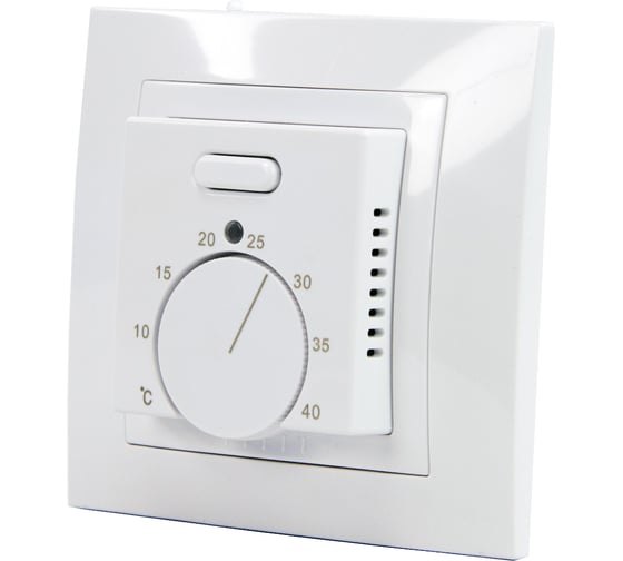 Изображение товара Терморегулятор для тёплого пола DN.ru T03SM механический, белый D390-00001