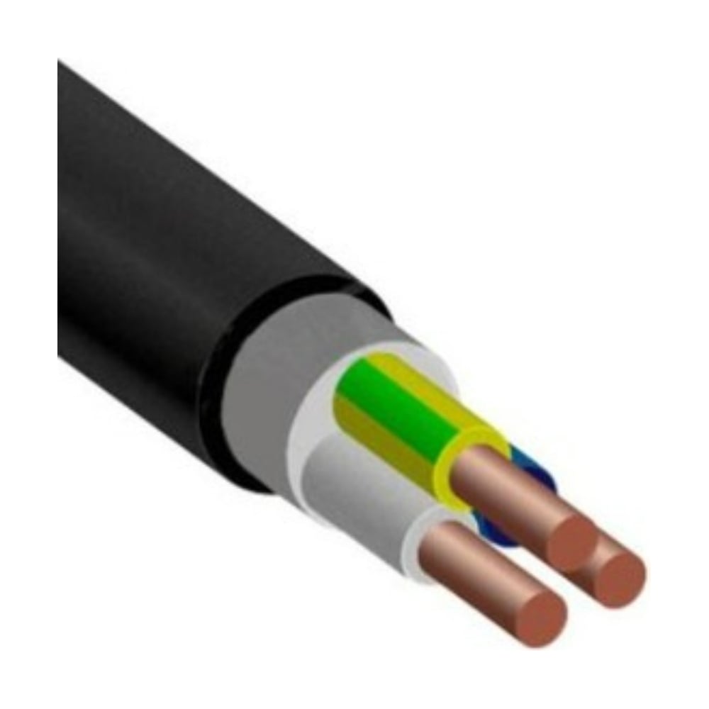 Изображение товара Кабель ВВГнг(А)-LS 3x1,5ок(N,PE)-0,66 бухта 100м