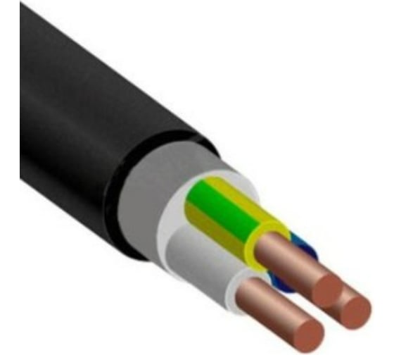 Изображение товара Кабель Завод "Энергокабель" ЭНЕРГОКАБЕЛЬ ВВГнг(А)-LS 3x2,5ок(N,PE)-0,66 ТУ 16.К121-018-2011 (бухта 100м) ЭИЗМ1001027