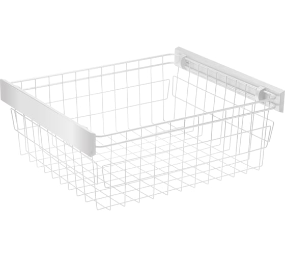 Изображение товара Корзина для белья GTV SMART, в модуль 600 мм, белая, без направляющих W-WKO60-BP-10
