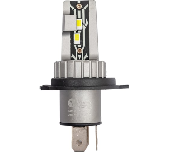 Изображение товара Светодиодная лампа головного света Nord-Yada Н4 9-18V 6500 4500lm E4 TM (2шт в 1уп.) 909119