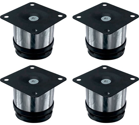 Изображение товара Опора Mebax 50мм, 50-60мм, хром компл. (4 шт.) 00-00002638