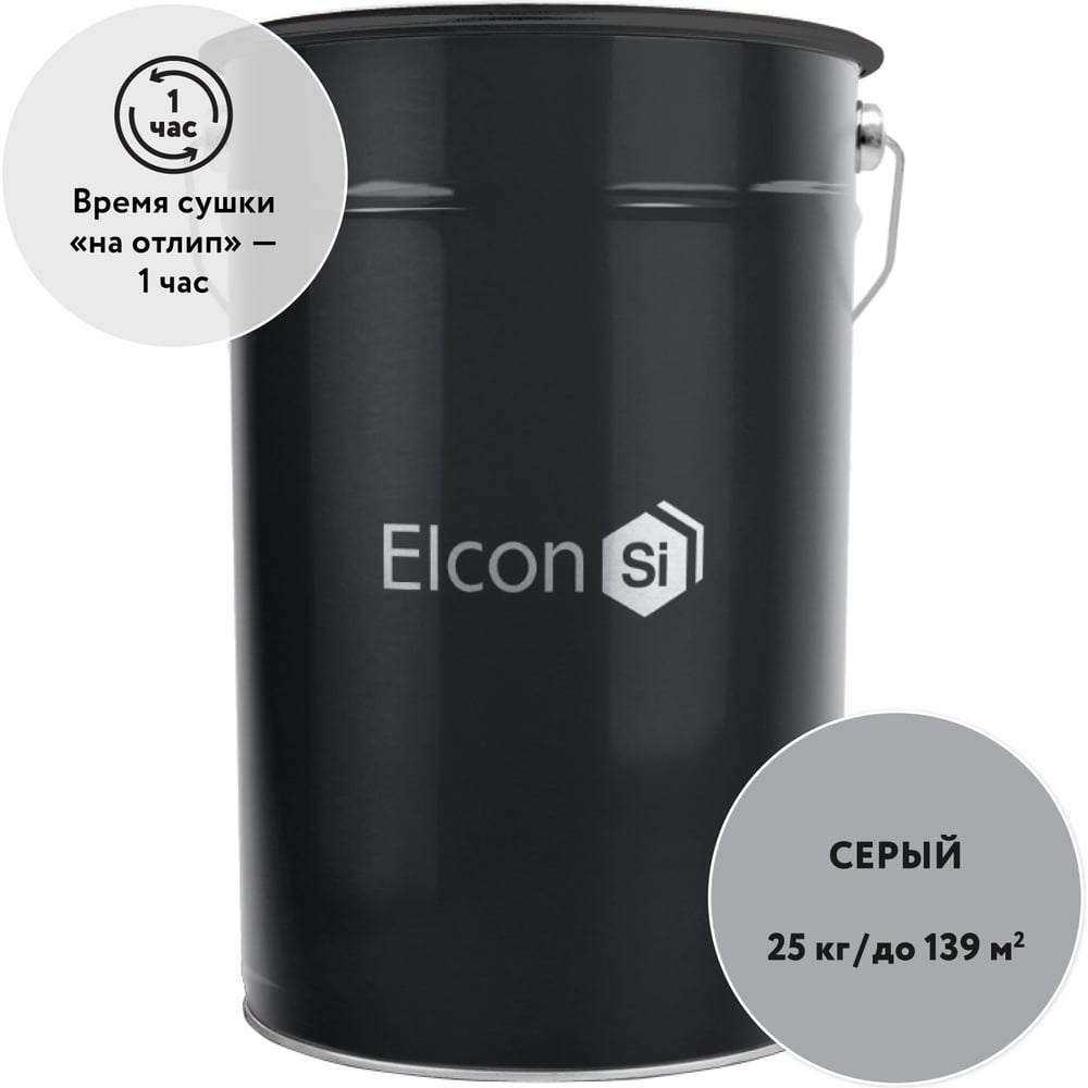Грунтовка по металлу с цинком Elcon Zintech 60%, 25 кг 00-00461522