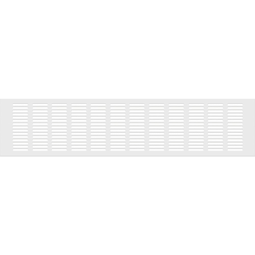 Изображение товара Вентиляционная решетка 120x500 мм, белая Благовест 21-0002-718