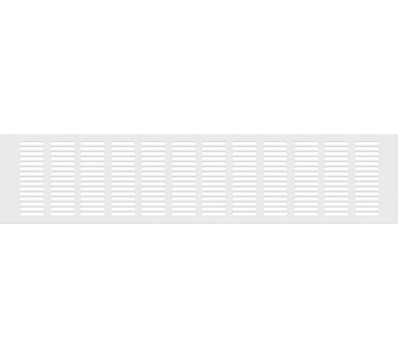 Изображение товара Вентиляционная решетка 120x500 мм, белая Благовест 21-0002-718