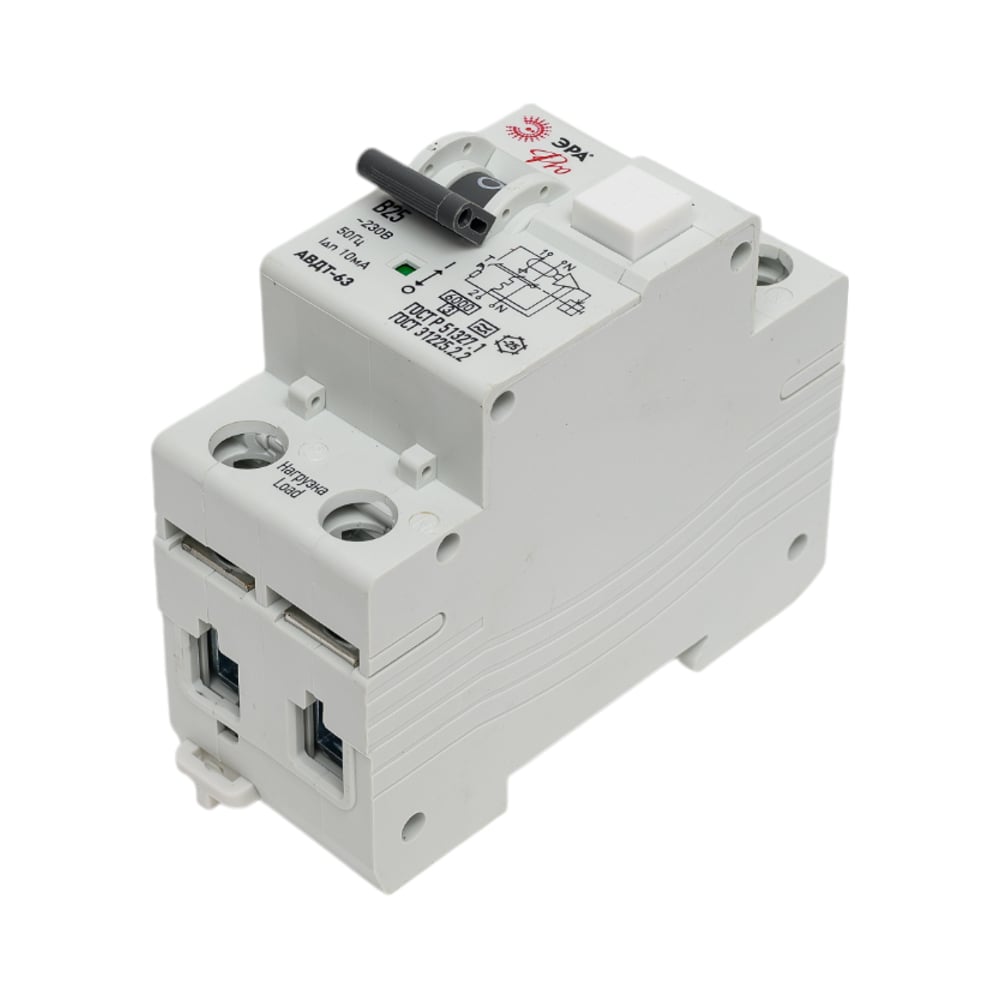 Изображение товара Дифференциальный автоматический выключатель АВДТ ЭРА NO-902-11 25А IP20