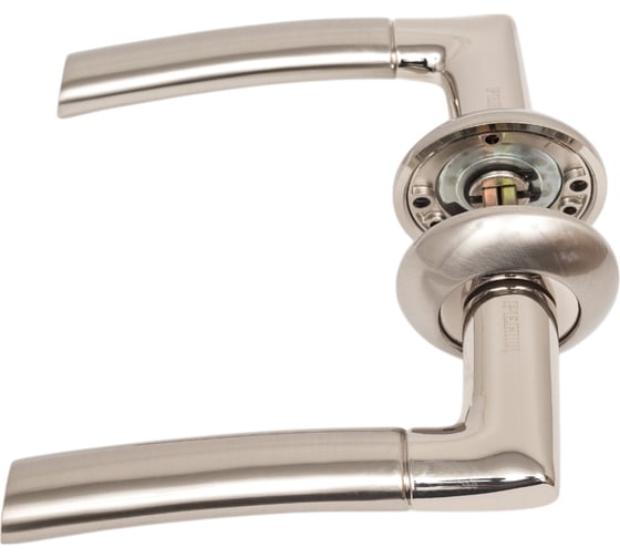 Изображение товара Ручка дверная Ренц "Капри", никель мат - никель блест. INDH 38-08 SN/NP