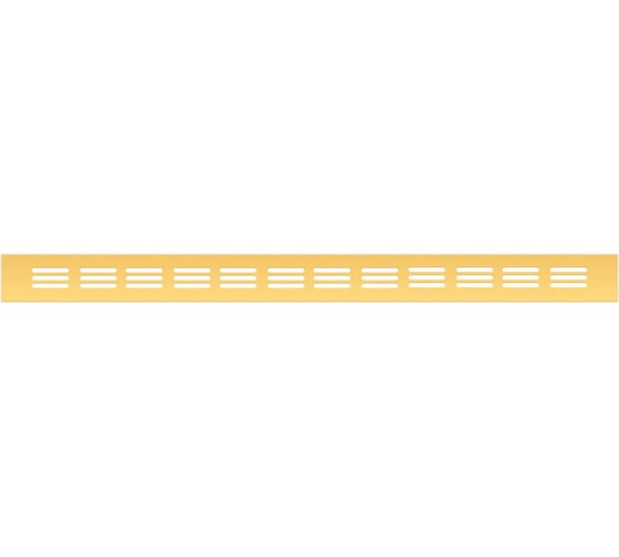 Изображение товара Вентиляционная решетка 40x500 мм, золото Благовест 21-0002-688