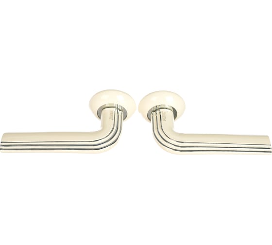 Изображение товара Ручка дверная Ренц "Терамо" белый-хром INDH 429-08 W/CP