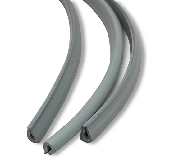 Изображение товара Защитный профиль для кромок Vell GU-020 серый на кромку 2 мм (рулон 50 м) 1346113