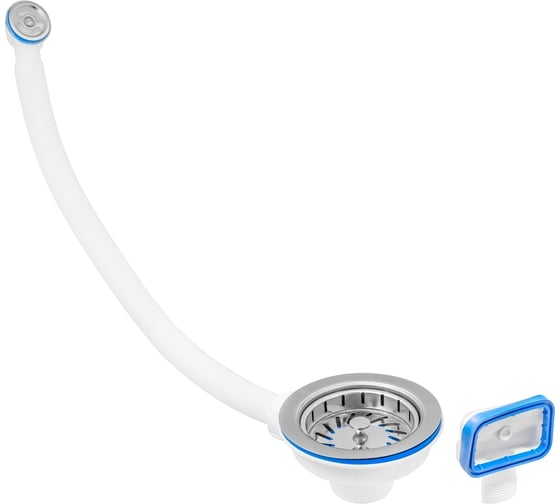 Изображение товара Большой выпуск MasterProf 3.1/2", с нержавеющей глубокой чашей слива, переливом ИС.110643