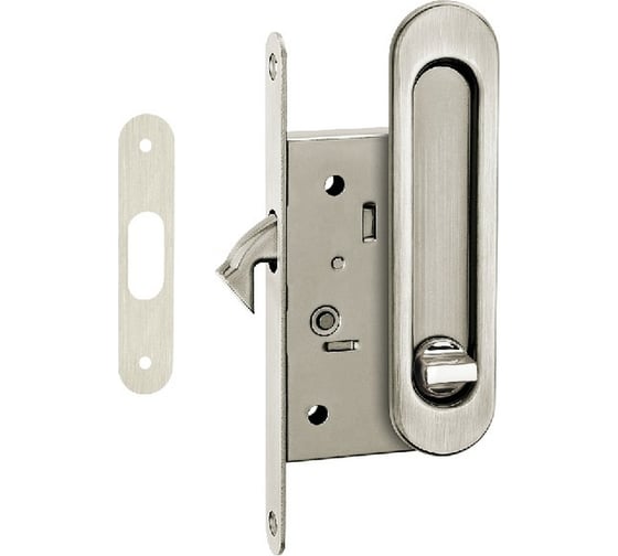 Изображение товара Комплекты ручек для раздвижных дверей с замком TIXX INSDH-BK 501 SN