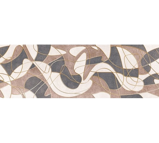 Изображение товара Декоративная вставка Нефрит-Керамика Трезини бежевый, сортовые, 600x200x9 мм, вариант №0, 1 шт. 04-01-1-17-05-11-3015-0