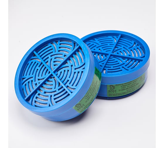 Изображение товара Противогазовый сменный фильтр для респиратора марки К1 к СИЗОД Бриз Бриз-2201 РПГ 500501001