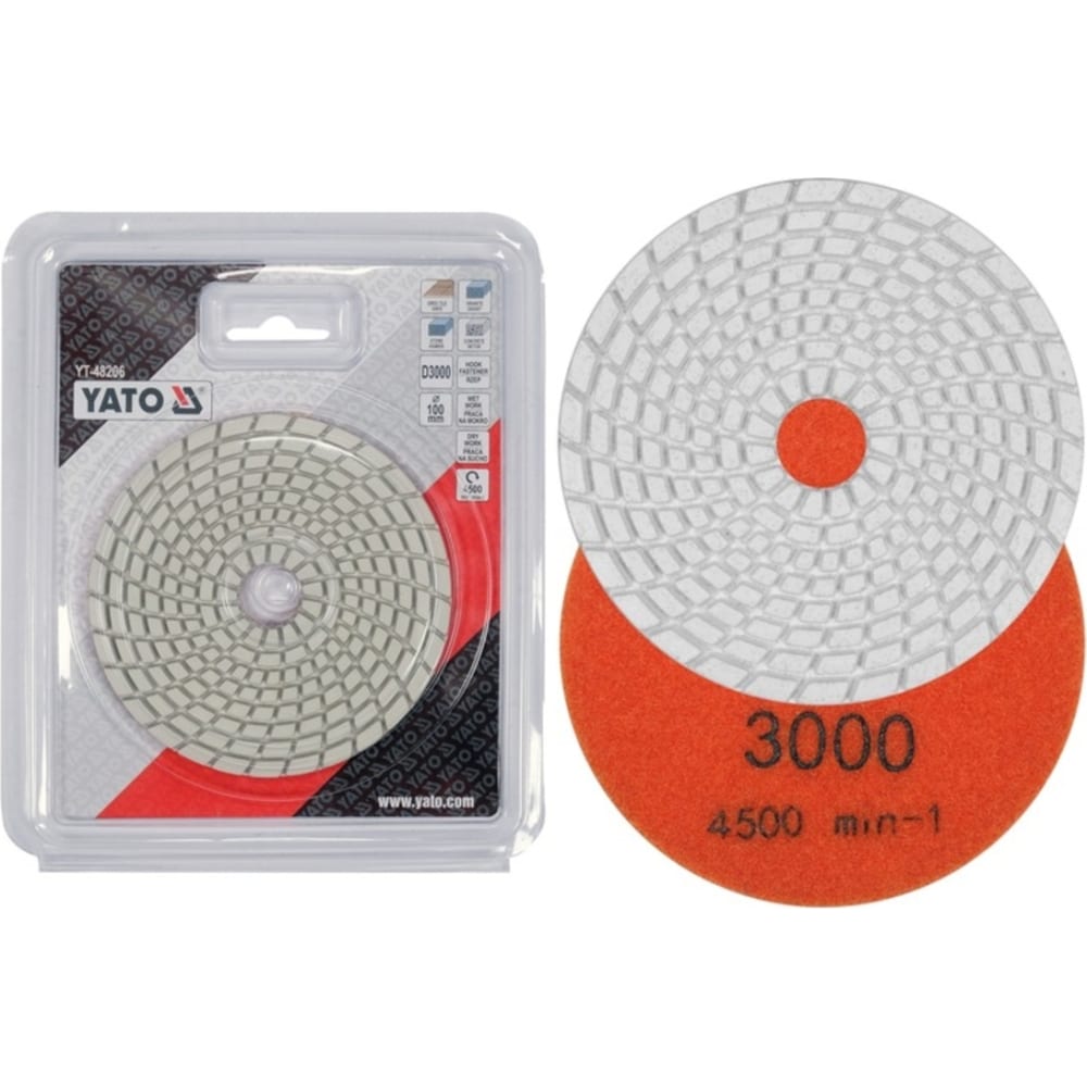 Алмазный шлифовальный диск YATO гальванический отрезной шлифовальный алмазный диск tech nick