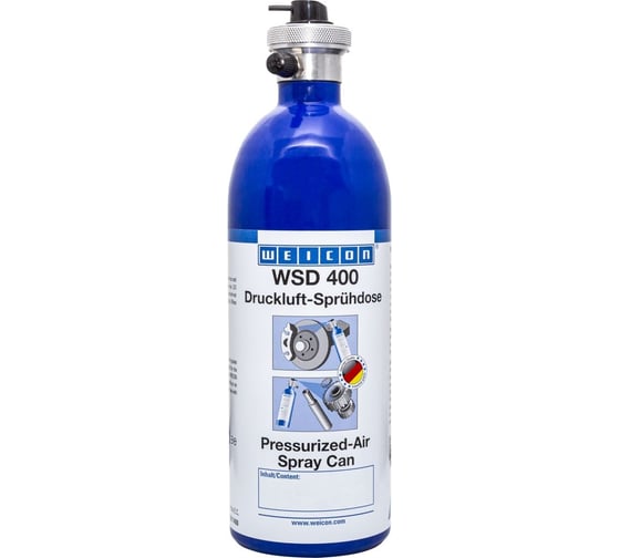 Изображение товара Баллон со сжатым воздухом для распыления технических жидкостей WEICON WSD 400 wcn15811400