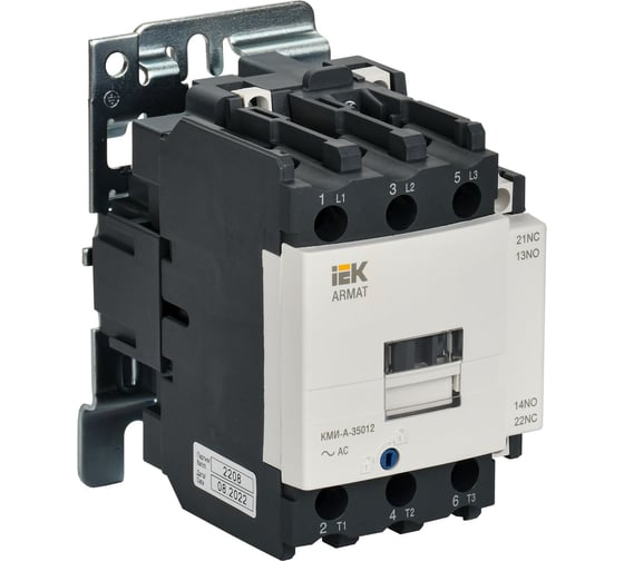 Изображение товара Контактор IEK Armat кми-а-35012 lc1d 50а 36в/ас3 1но/1нз AR-ACC-31-050-036-11