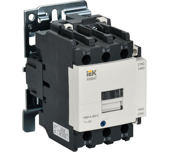 Изображение товара Контактор IEK Armat кми-а-46512 lc1d 65а 400в/ас3 1но/1нз AR-ACC-41-065-400-11