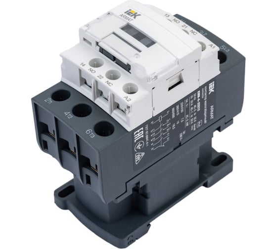 Изображение товара Контактор IEK Armat кми-а-23212 lc1d 32а 230в/ас3 1но/1нз AR-ACC-21-032-230-11