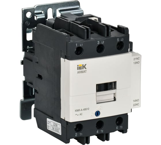 Изображение товара Контактор IEK Armat кми-а-49512 lc1d 95а 36в/ас3 1но/1нз AR-ACC-41-095-036-11