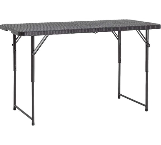 Изображение товара Складной пластиковый стол Стул Груп Кейт 122x61x74см, чемодан, коричневый TZ122