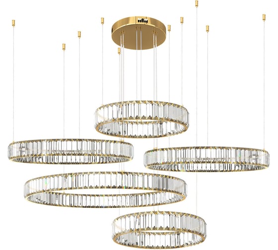 Изображение товара Подвесной светильник LOFT IT Crystal ring 10135/5 Gold