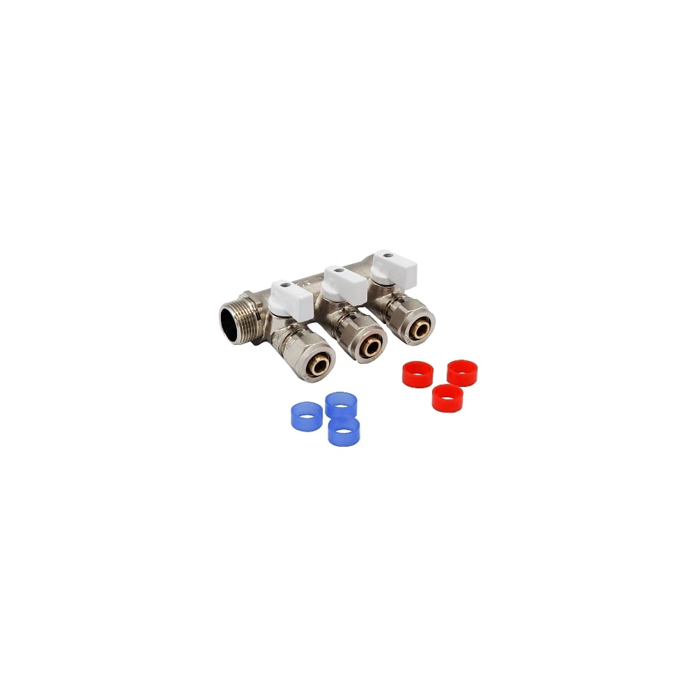 Изображение товара Распределительный коллектор Rvc 3/4 гш-1/2 ш с 3 выходами для водоснабжения